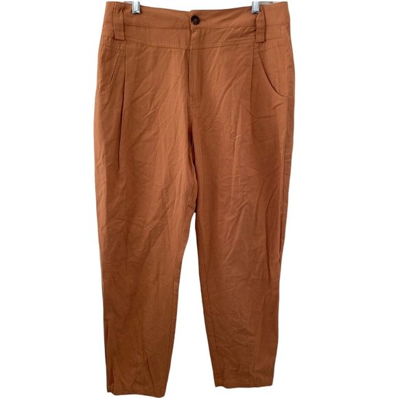Elodie Pants Womens Size Large Clay Light Orange - Picture 1 of 10